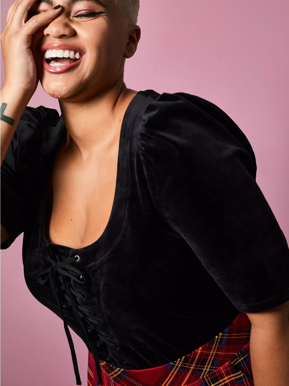 Torrid X Betsy Johnson Corset Top